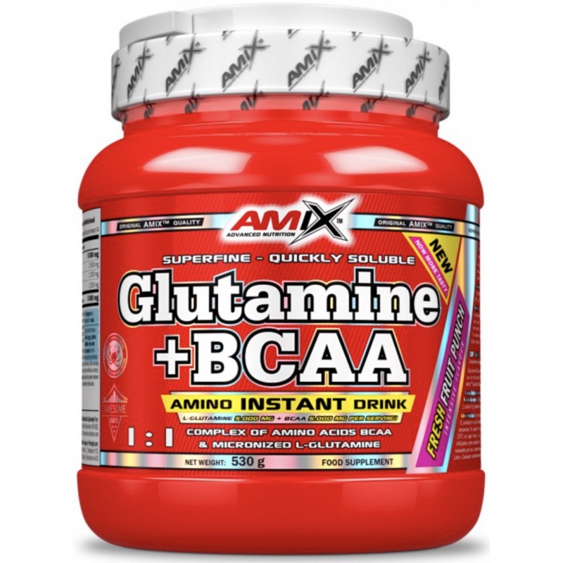 Amix Nutrition L-glutamiin + Bcaa 530 g foto